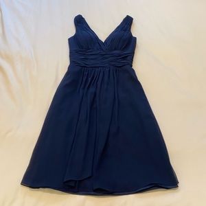 Bill Levkoff Navy Blue Formal Party Dress- Size 6
